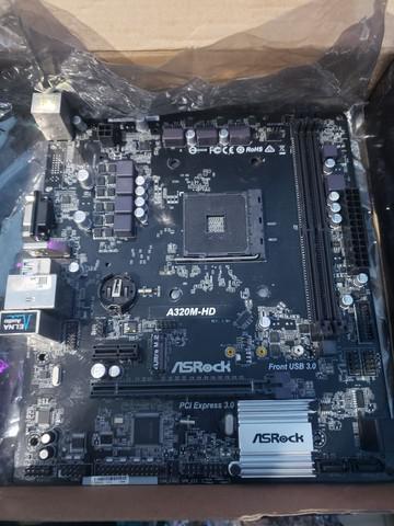 Placa mae de entrada asrock a320m-hd