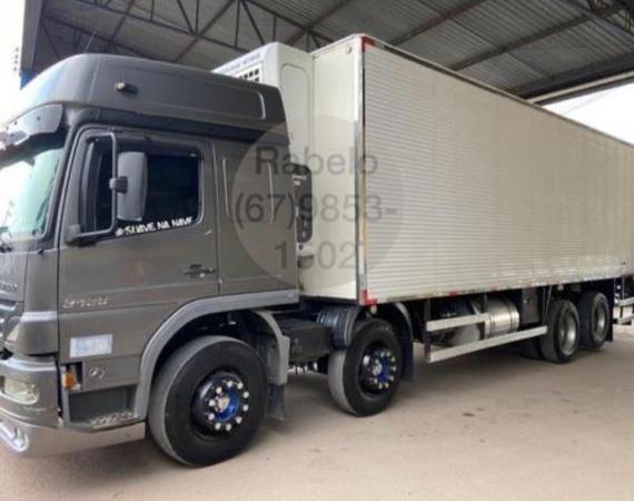 mercedes benz 2428 8x2 2012 baú refrigerado