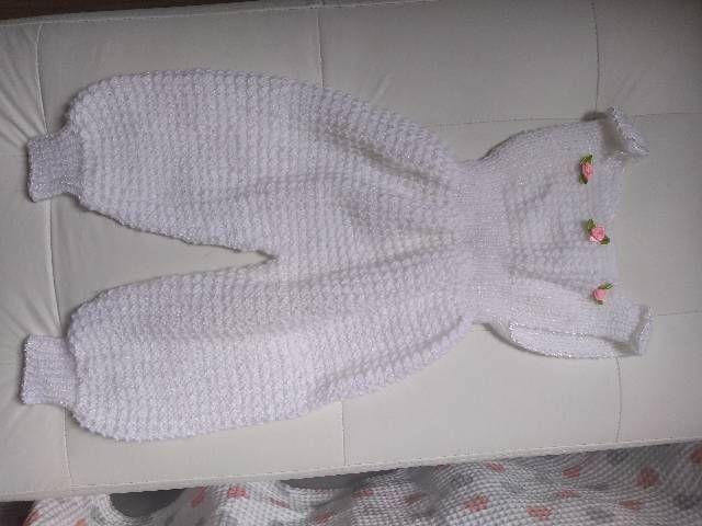 Roupa menina Tricô - 0 a 3 meses