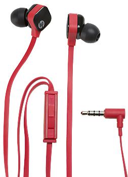 Fone c/ microfone headset HP H2310 P3 3,5mm vermelho