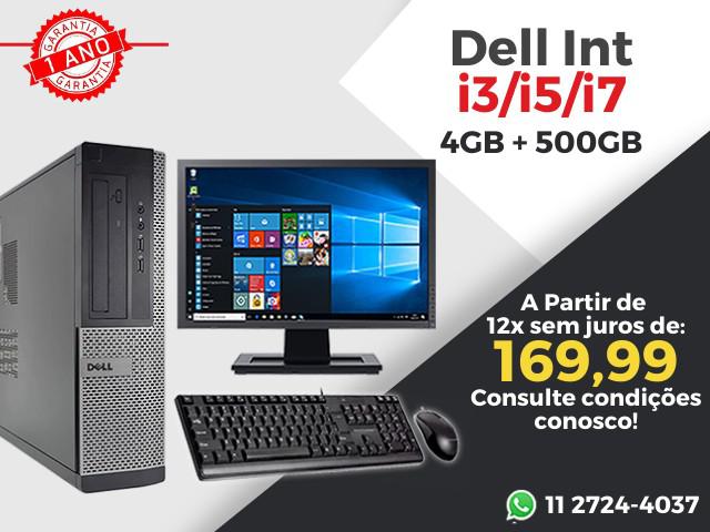 Desktop completo Dell Optiplex promoção especial Int i3,