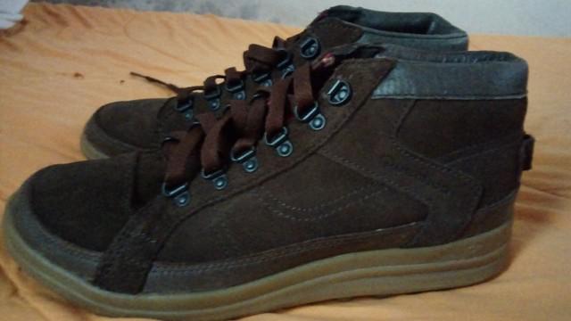 Bota de couro unissex quechua escape mid man brown nº37