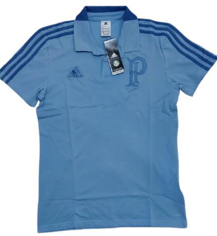 Camisa Oficial Polo - Palmeiras - Adidas - Cotton Masculina