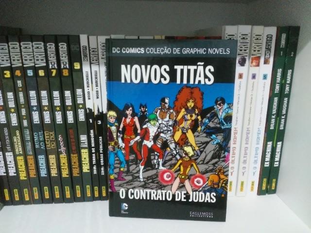 Hq novos titãs o contrato de judas - eaglemoss - dc graphic