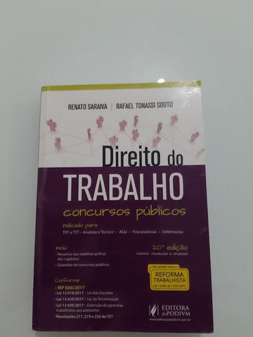 Livro direito juspodivm direito do trabalho 20° edição