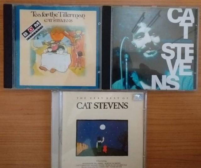 Cds cat stevens - 3 excelentes álbuns - usados e super