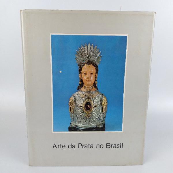 Livro arte prata brasil sudameris coleção cultural