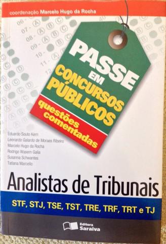 Livro Passe em Concursos Públicos - Analistas de Tribunais