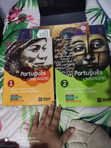 Livros Português Linguagens 1 e 2