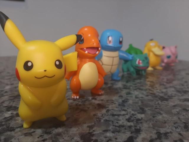 Miniatura pokemon 6 opcoes para escolher, valor unitário