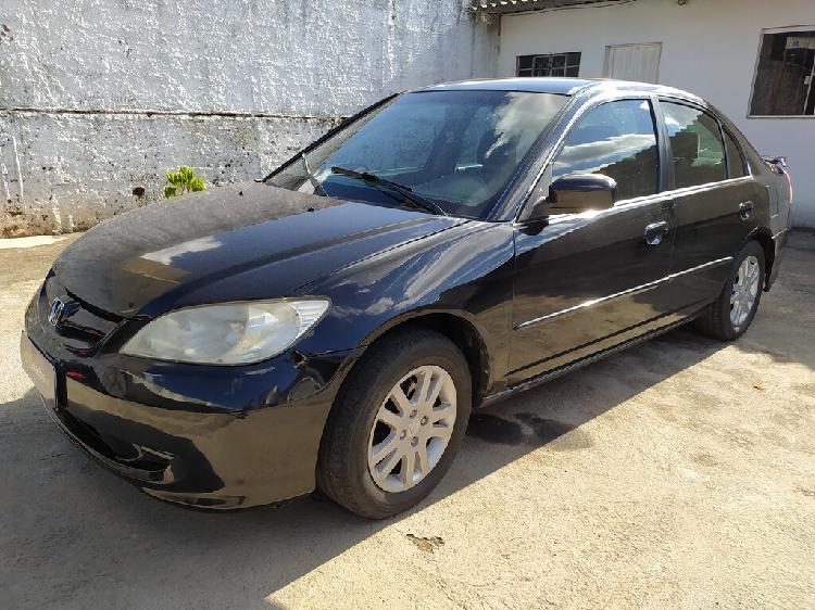 Honda civic 1.5 lx preto 2006/2006 - goiânia 1362972