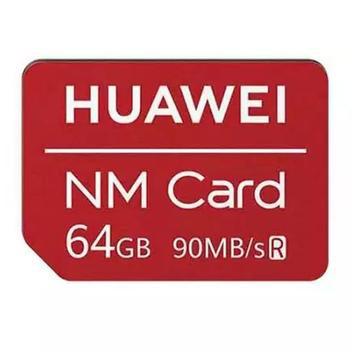 Cartão memória nano nm card 64gb 90mbs huawei -