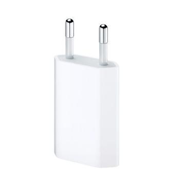 Carregador usb tomada de 5w para iphone mf032bz/a apple -