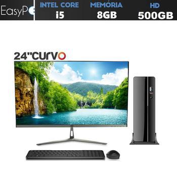 Computador Desktop Completo Monitor 24&#8221; Curvo Full HD