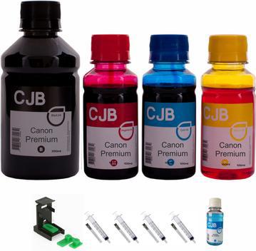 Kit 650ml tinta recarga cartucho canon 44 54 140 141 145 146