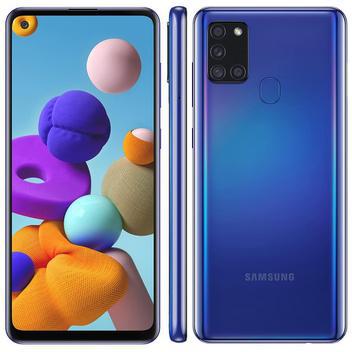 Smartphone samsung galaxy a21s 64gb sm-a217m - azul -