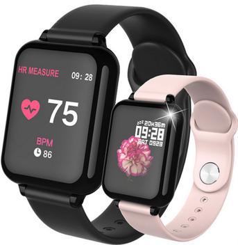 Smartwatch b57 relógio inteligente fitness corrida saúde -