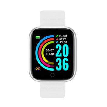 Relogio inteligente smartwatch feminino mascu d20 pro branco