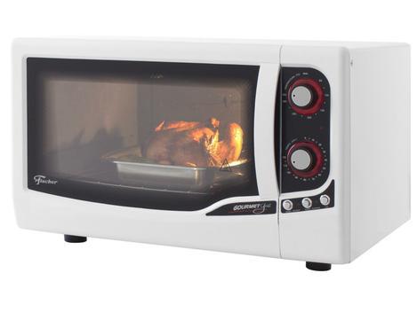 Forno elétrico fischer gourmet grill 44l - timer - forno