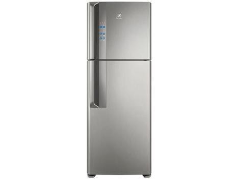 Refrigerador electrolux top freezer 474l platinum (df56s)