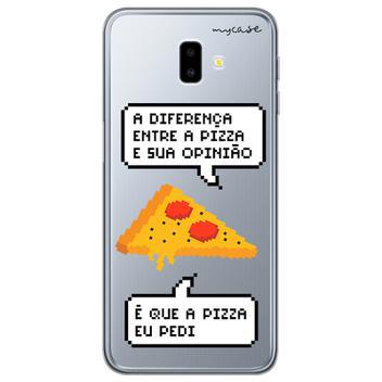 Capa para galaxy j6 plus - diferença entre pizza e sua