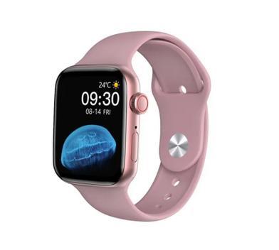 Smartwatch relógio inteligente hw22 serie 6 rosa - iwo -