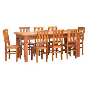 Conjunto Mesa de Jantar 2 M 8 Cadeiras Mineira Madeira de