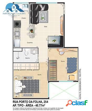 Apartamento Patriarca 2 Dormitórios 2