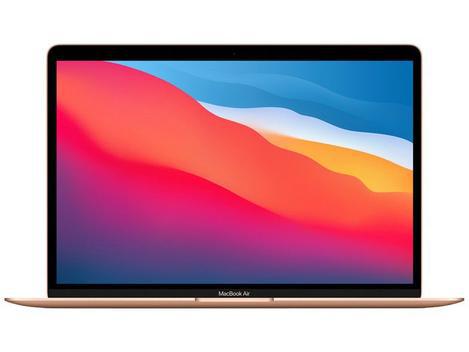 Macbook Air 13,3” Apple M1 8GB - 512GB SSD Dourado -