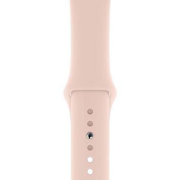 Pulseira Apple Watch 42 / 44 mm Apple, Silicone Rosa -