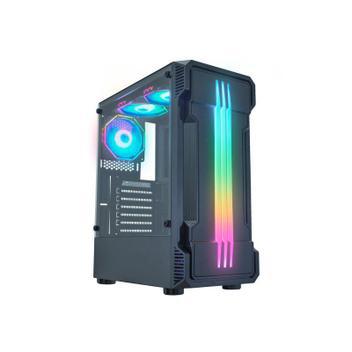 Gabinete k-mex gamer bifrost2 cg01kb s/fonte preto - Peças