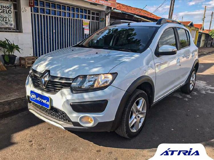 Renault sandero 1.6 stepway branco 2016/2016 - campinas