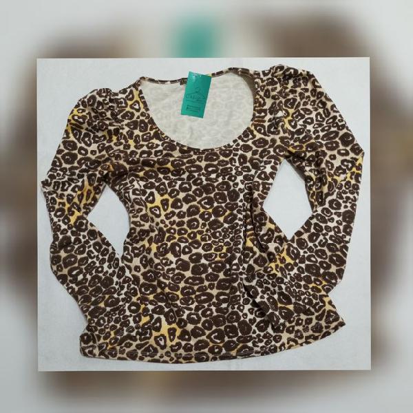 Blusa estampa animal print