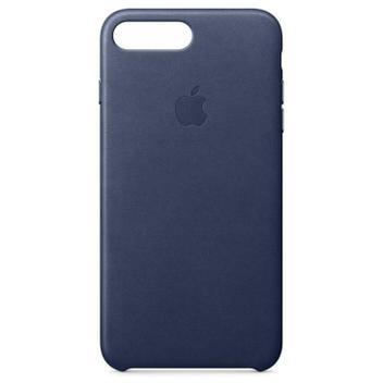 Capa iphone 8 plus / 7 plus apple, couro azul - mqhl2zm/a -