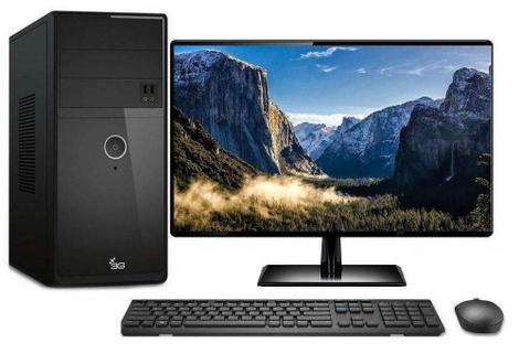 Computador com monitor led intel dual core 2.58gb 4gb 500gb