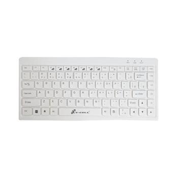 Mini Teclado Multimídia USB XC-TEC-02 Branco X-Cell - Bazzi