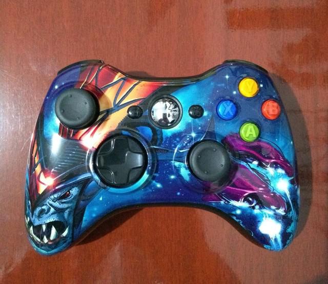 Controle Xbox 360 Sem Fio Warcraft Edition Novo