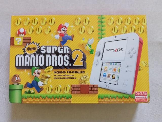 Nintendo 2ds new super mario bros.2 na caixa