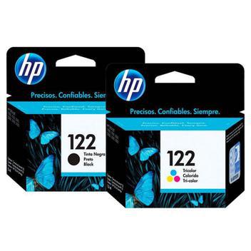 Kit Cartucho HP 122 Preto Original + Cartucho HP 122