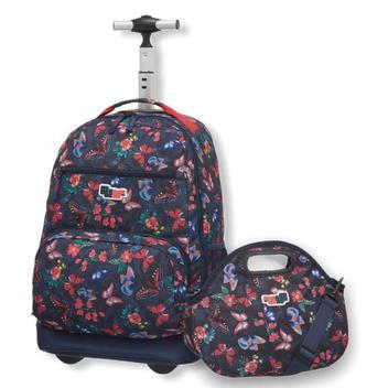 Kit mochila lancheira juvenil g notebook pack me girly