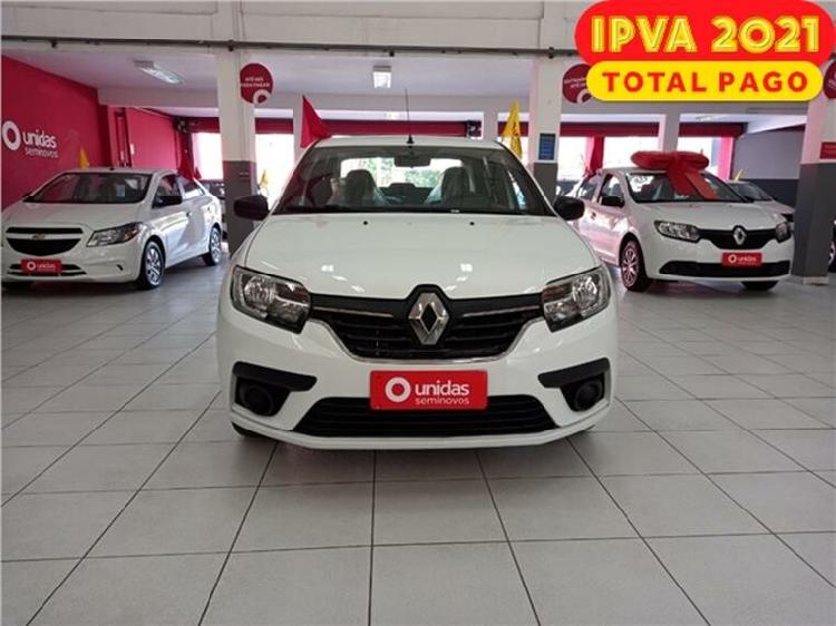 Renault logan 1.0 12v sce life branco 2019/2020 - osasco