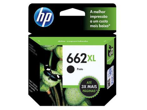 Cartucho de Tinta HP 662XL Preto - Original - Cartucho de