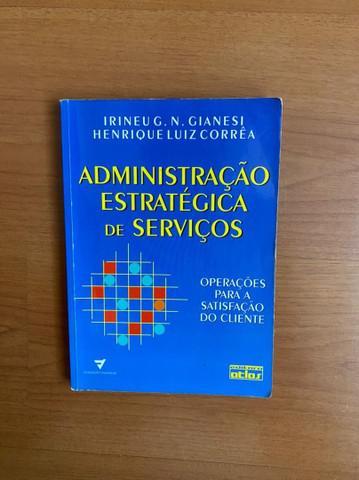 Livro administração estratégica de serviços