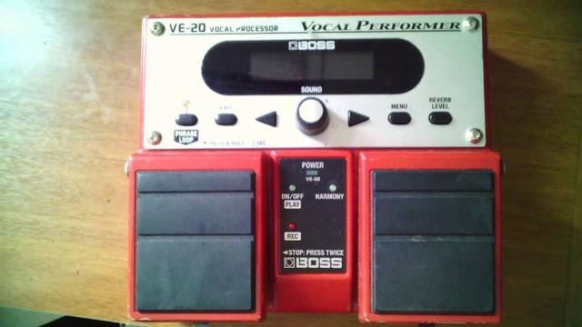 Pedaleira boss ve-20 vocal performancer (usado)