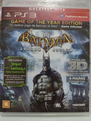 Batman arkham asylum ps3 - seminovo