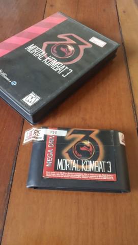 Cartucho mega drive mortal kombat 3