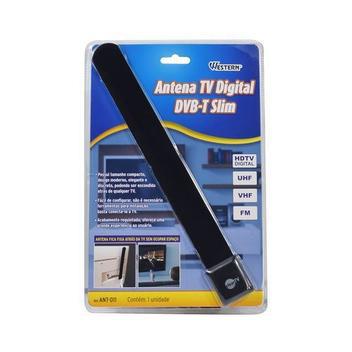 Antena digital hd tv interna mini slim vhf dtv fm hdtv -