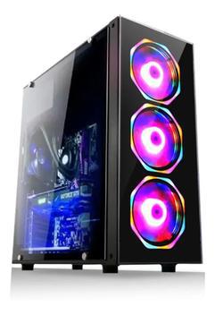 Gabinete gamer bpc-330atx black s/fonte com lateral