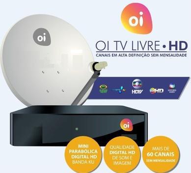 Kit Receptor Oi Tv Livre Multilaser Hd Digital + Antena