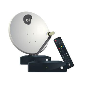 Kit oi tv livre antena 60cm - com 2 receptores - Elsys -